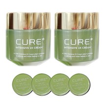 김정문 알로에 큐어 인텐시브 2X 크림 50g x 2개 + 3.5g x 4개