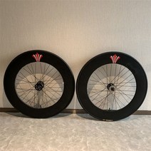 픽시휠셋 알루미늄 합금 700c 픽시 자전거 휠셋 타이어 트랙 액세서리 70mm 90mm 사이클, black, 90mm with tire