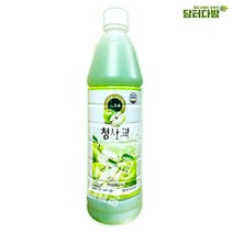 청솔 청사과 원액 835ml 음료베이스 청솔청사과원액 청솔청사과베이스 청솔청사과에이드 청사과음료베이스 청솔원액 청사과원액 청사과에이드 청사과스, 청솔 청사과 원액 835ml / 음료베이스, 1