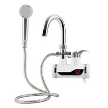 순간 전기온수기 카페 미니 온수기 설치 YOUPIN Electric Instant Shower Water Heater Hot Faucet Kitchen, 02 lateral bend