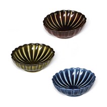 스카이캐슬그릇/일본 기야망 타원 소스볼 8.8cm 1p, 블루