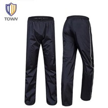 우의 Towin 불 침투성 비옷 여성남성 비 바지 야외 두꺼운 방수 오토바이 낚시 캠핑