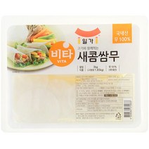 일미 일가집 비타 새콤 쌈무 3kg 업소용 대용량 식당용