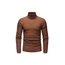 남성 터틀넥 스웨터 가을겨울 클래식 솔리드 슬림핏 니트 풀오버 캐주얼 보터밍 셔츠 따뜻한 점퍼