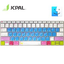 JCPAL 맥북 12인치 단축키 키스킨 스카이블루