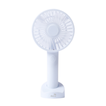 액센 휴대용 휴대폰거치 11cm 미니선풍기 F31, 화이트
