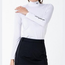 반폴라 이너웨어 여성 골프 긴팔 티 골퍼웨어 골프상의 골프패션, 옵션, 화이트:M(66)