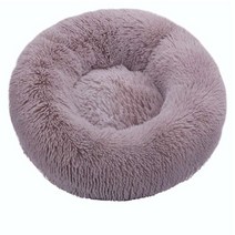반려동물해먹 둥근 플러시 중소 고양이 배변 방 개집 애완동물 침구 개 매트 직경 40cm 1 쇼파 의자 침대, 단일옵션