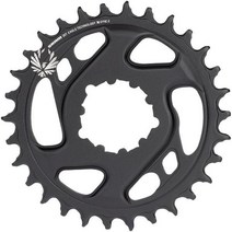 SRAM X-SYNC 2 이글 콜드-포지드 다이렉트 마운트 체인링 - 3 mm 오프셋 385106, Black, 34 T