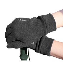 컴피퍼 웜 방한 기모 터치 장갑 자전거 스포츠, 블랙