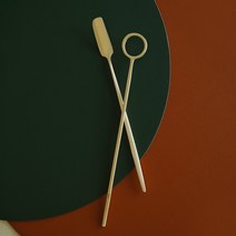 놋담 방짜유기 롱 잼나이프+링 머들러 SET, 없음