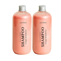 아드시온 내츄럴 오일 퍼퓸드 샴푸 크림 스트로베리, 500ml, 2개