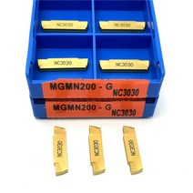 카바이트 인서트 MGMN200G PC9030 NC3020 NC3030 홈 가공 카바이드 MGMN 200 선반 터닝 공구 절단 및, 02 MGMN200 G NC3020, 01 10PCS (1 box)