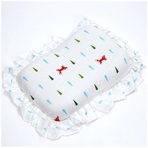 바이오실키 예쁜 아기두상 유아 짱구 베개, 여아용225~250mm