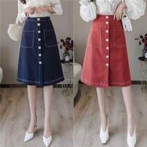 스커트 롱스커트 플레어스커트 치마 여름스커트 미디스커트 A라인스커트 P7556