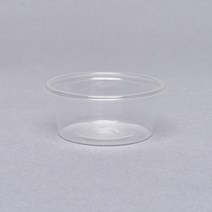 다용도 원형 용기 소스컵 반찬컵 다용도 1호 투명색 70ml, 3000개