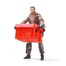 화물차 공구 함 박스 플라스틱 저장 탱크 도구 상자 cd15827 110 18 scale rc wrangler crawler truck capo jkmax ace-1 km2, 빨간색