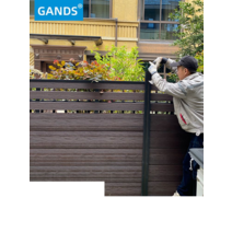 목재 플라스틱 조립식 휀스 펜스 담장 울타리, 실버 그레이 매트 광택