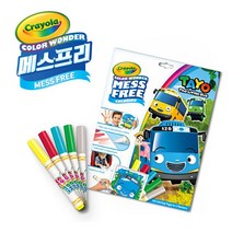 크레욜라 메스프리 컬러마카 색칠놀이 타요버스, 5색, 1개
