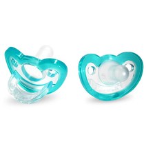 RaZbaby 졸리팝 영아용 쪽쪽이 신생아용 0-3개월 2개입 1팩 핑크 153386, 2 ct teal