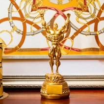 보디빌딩 피트니스 우승 피규어감사패 상패 헬스트로피 실버 상폐 트로피, 7