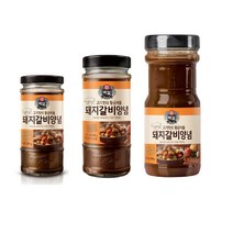CJ 백설 돼지갈비찜양념 돼지갈비 바베큐폭립소스, 옵션2. 백설 돼지갈비양념 500g
