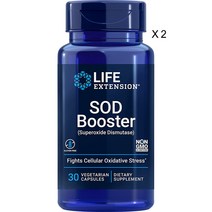 라이프익스텐션 SOD 부스터 30캡슐 X 2통 슈퍼옥시드 디스무타아제 아로니아 멜론
