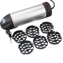 전기자전거 이바이크 밧데리 부품 병 주전자 상자 물병 배터리 상자 전기 자전거 배터리 병 튜브 케이스, 36V, 1개