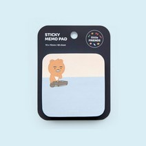 카카오프렌즈 리틀프렌즈 라운드 점착메모지, 리틀 라이언, 12개