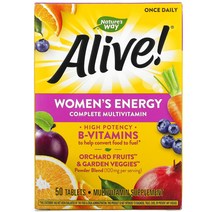 네츄럴라이브 Alive 여성용 에너지 컴플리트 종합비타민 50정