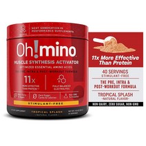 Oh!mino Muscle Synthesis Activator stimulant-free 머슬 신써시스 액티베이터 카페인프리 9.8oz