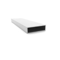 각파이프 각관 20x80mm 두께 2mm 직사각형 알루미늄 튜브 프로파일 6063 스퀘어 파이프 장, [02] Custom length