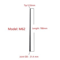 카본상대 당구큐 당구 상대 당구큐팁, 69.6+Radial Joint