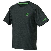 안드로 프로 탁구유니폼 상의 그린블랙 질좋은 배드민턴상의 대회용 배드민턴의류추천 테니스유니폼 선수용