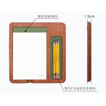 [안양문구센타] 우드미 메모 필기구함 JW116/JW077 A5 펜접시 필기구 수납함 메모패드 데스크 용품, 메모패드 JW-116A