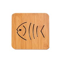 GSZ095314OH 우드 다용도 냄비 받침 소, 미니물고기