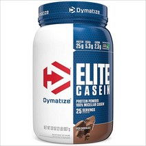 Dymatize Elite 카제인 프로틴 파우더 초콜릿 907g, 1병, 상품명참조