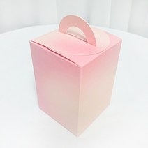 박시스트 손잡이 답례품 상자 2호, 25개, 레드