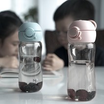 JVR 모노아이 원터치 트라이탄 보틀 어린이물병 어린이집물통 400ml, 블루