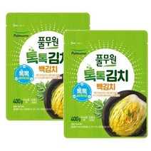 풀무원 톡톡 백김치 400gx2 배추김치, 1세트