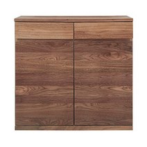 무인 양품 목제 캐비닛·목문·월너트재 폭 88×안길이 44×높이 83 cm 82219029