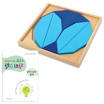 크리스마스 수학교구 도형분할 정십이각형 원목퍼즐 유아장난감 문화센터, 교재만