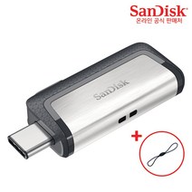 샌디스크 울트라 듀얼 C타입 OTG USB 3.1 SDDDC2 + USB 고리, 16GB