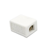 1 방향 2 핀 세라믹 커넥터 블록 도자기 단자대 고전 220v 10a