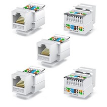 랜 선 poe 테스터기 시험기 네트워크 5Pcs CAT6 UTP 네트워크 모듈 툴 프리 RJ45 커넥터 정보 소켓 컴퓨터, 한개옵션0
