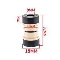 자전거 샥 MTB DH 자전거 폭스 Rockshox 22-68mm 도로 충격 흡수 소켓 사이클링 부품에 대한 후면 DU 부싱, 32mm