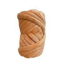Roomxyd 패브릭 자이언트얀 벨벳 뜨개실 망고실 1KG, 모카, 1개
