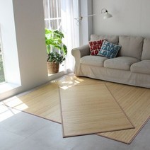 대자리 대나무매트 쿨매트 대나무자리 마작자리 나무돗자리 17mm, 단품