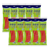 크린랲 다용도용 고무장갑 (특대) 레드 10켤레