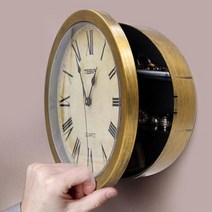 아트박스/디자인에버 나만의 비밀금고 앤티크 벽시계 Hidden Wall Clock, 본품